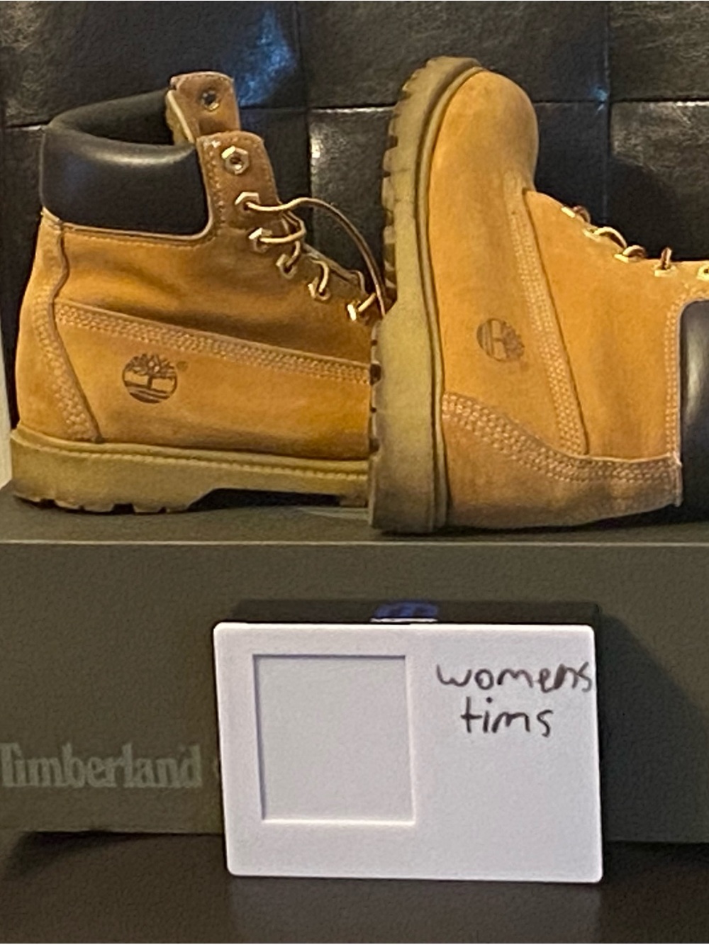 Timberland Wheat Tan Leather Lace-Up Ankle Boots